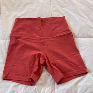 Lululemon Align 6-inch Shorts - desert red